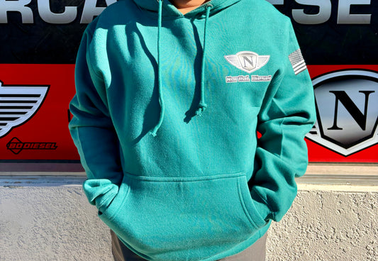 NORCAL DIESEL TURQUOISE HOODIE