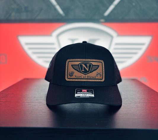 NORCAL TRUCKER HAT BLACK W/PATCH DESIGNS