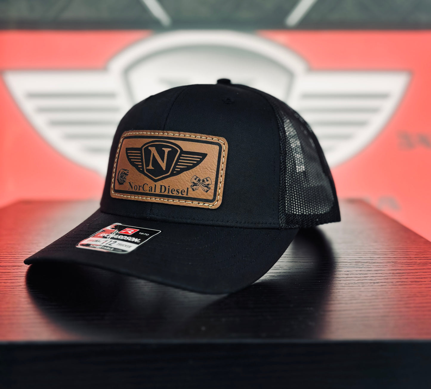 NORCAL TRUCKER HAT BLACK W/PATCH DESIGNS