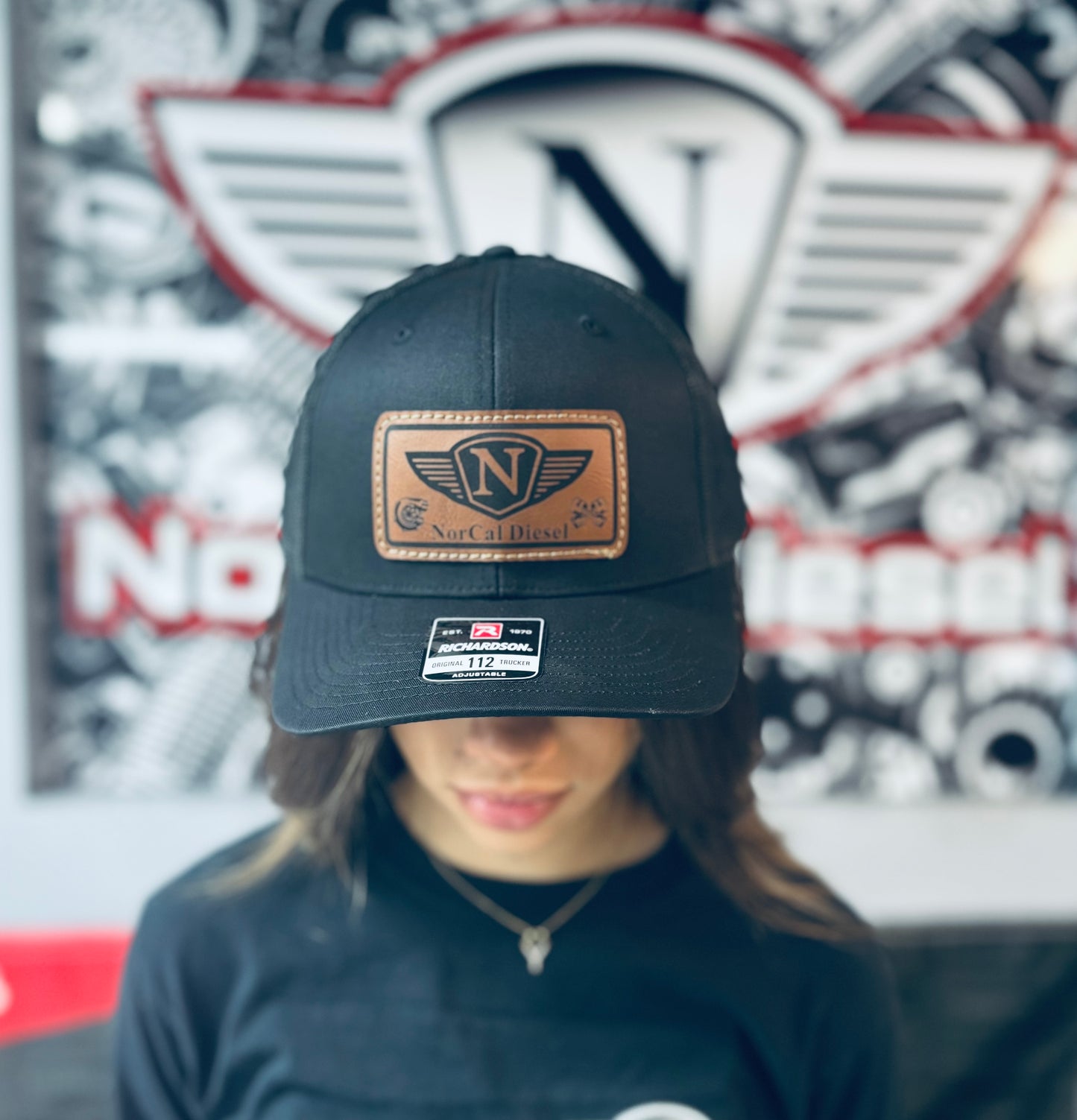 NORCAL TRUCKER HAT BLACK W/PATCH DESIGNS