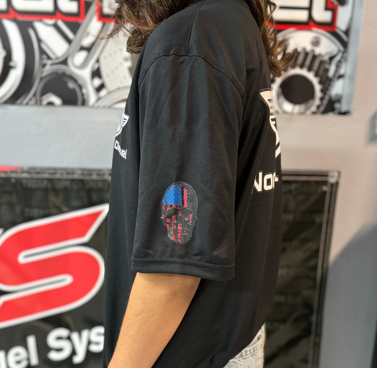 NORCAL DIESEL PERFORMANCE SHIRT W/SKULL