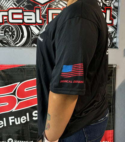 NORCAL DIESEL PERFORMANCE SHIRT W/FLAG