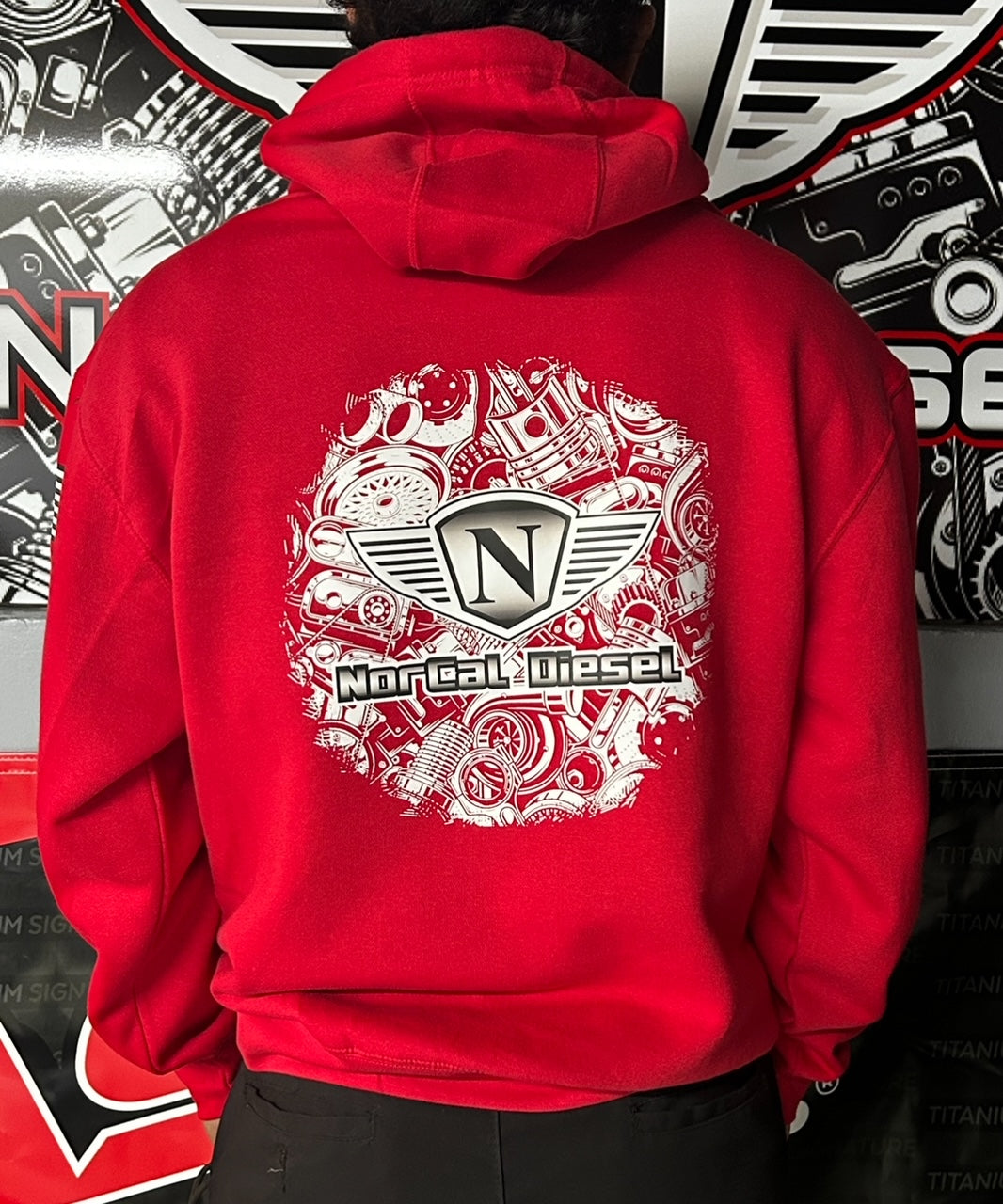 NORCAL DIESEL RED HOODIE